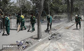 بوستان ایثار در منطقه ۲۰ به چرخه خدمت بازگشت 27