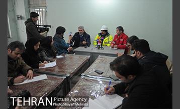 نشست خبری حادثه پلاسکو 4