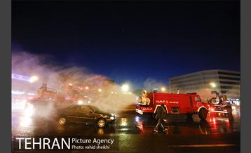 آئین رونمایی از تجهیزات جدید سازمان آتش نشانی پایتخت در ضدعفونی اماکن عمومی 25