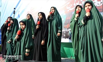 آیین پیاده‌روی جاماندگان اربعین حسینی در مناطق شهرداری تهران 14