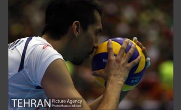 دیدار تیم های ملی والیبال ایران و بلژیک