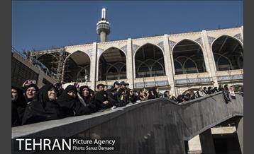 تشییع شهدای آتش نشان با حضور مردم 8