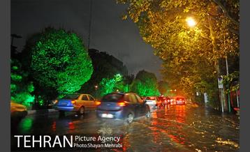 بارش شدید باران و تگرگ در تهران 26