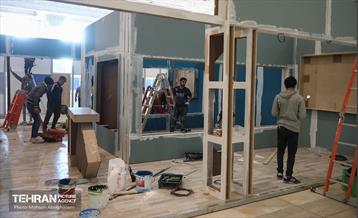 آماده سازی نمایشگاه مطبوعات 22