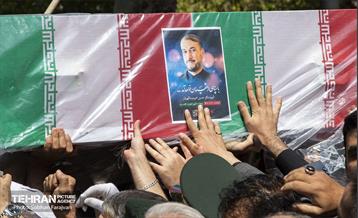 تشییع پیکر شهید حسین امیرعبداللهیان در وزارت خارجه 4