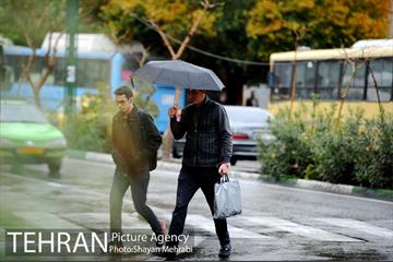 بارش باران پاییزی در تهران 34