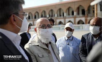 بازدید پیروز حناچی و مهدی چمران از پروژه خانه شهر(بلدیه قدیم) 10