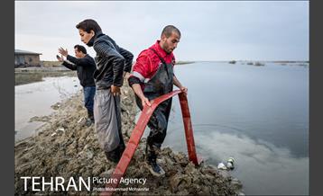 عملیات تخلیه آب از محلات گمیشان 20