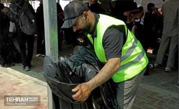 خدمات نیروهای پاکبان شهر تهران در اربعین حسینی 30