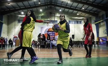 مسابقات بسکتبال بانوان شهر تهران 4