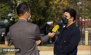 مراسم تشییع پیکر مرحومه ایران درودی هنرمند نقاش 1