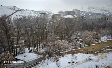 درکه پس از بارش برف  2