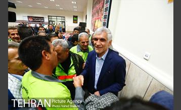 مراسم اعزام کاروان خادم الحسین (ع) شهرداری تهران به عتبات عالیات با حضور شهردار تهران 7