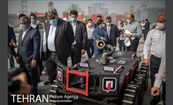 آئین رونمایی از تجهیزات جدید سازمان آتش نشانی شهرتهران  10