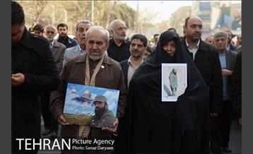 تشییع پیکر مطهر دو شهید گمنام 8