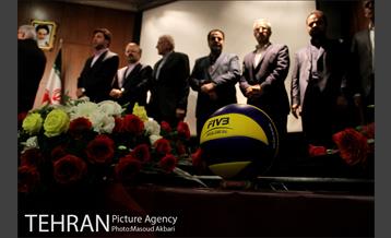 جشن قهرمانی لیگ والیبال و رونمایی از پیراهن تیم ملی