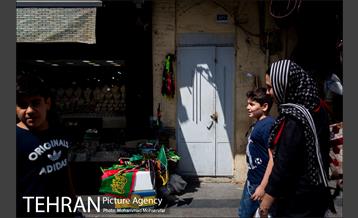 بازار سیاهه فروشان در آستانه محرم 1