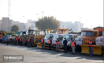 مانور برف روبی شهرداری منطقه 20