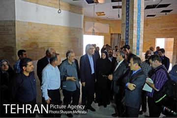 بازدید شهردار تهران از ساختمان کلاه فرنگی، دانشگاه تربیت معلم خوارزمی و تابلو نقش رستم ورزشگاه شیرودی به مناسبت روز تهران 12