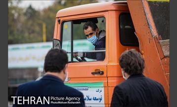 مانور خودرویی عملیات برف روبی شهرداری تهران 14