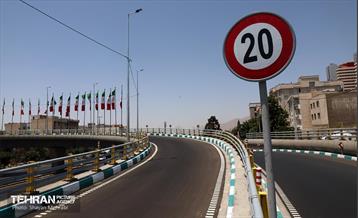 بهره‌برداری از تقاطع غیرهمسطح بزرگراه همت و اشرفی اصفهانی 16