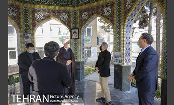 بازدید شهردار منطقه ۱۶ از حوزه علیمه حضرت امیرالمومنین(ع) 1