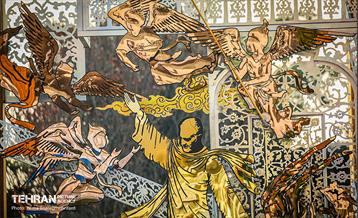 مراسم رونمایی از سازه حجمی عروج 23