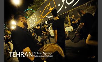 عزاداری شب پنجم ماه محرم در محله گرگان 42