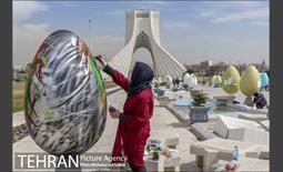 جشن نهال هاى کوچک شهر و تخم مرغ هاى رنگى در منطقه ٩