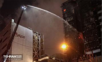 آتش‌سوزی در بیمارستان گاندی تهران 53