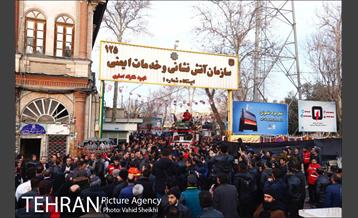 تشییع پیکر شهید آتش نشان سید احسان جامعی 39