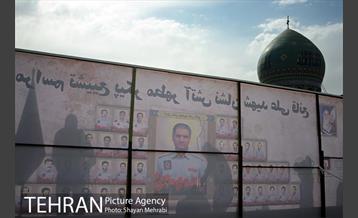 مراسم تشییع پیکر شهید آتش نشان علی قانع 40