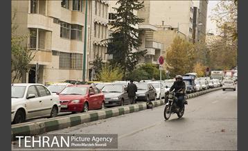 ترافیک تهران در یک روز بارانی 27