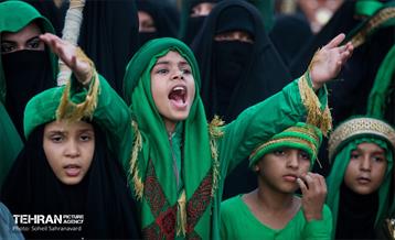 کاروان نمادین اسرای کربلا در مسیر طویریج  20