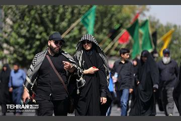پیاده روی جاماندگان اربعین حسینی(ع) در تهران 45
