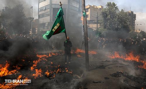 خیمه سوزان ظهر عاشورا در چهار راه گلوبندک  29