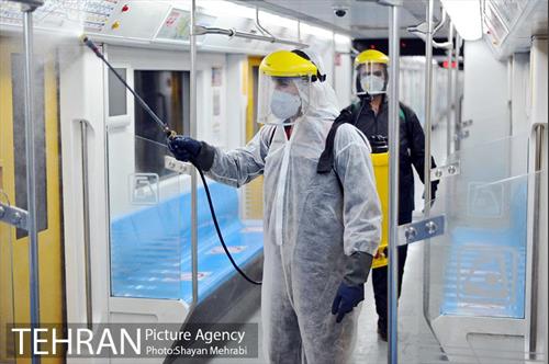 | ویدئو | عملیات ضدعفونی مترو تهران