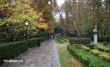 طبیعت پاییزی مجموعه فرهنگی تاریخی سعدآباد  35