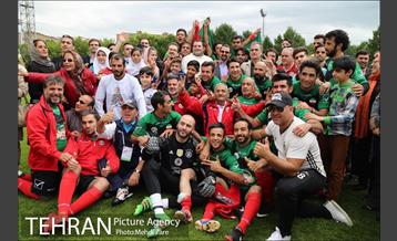 قهرمانی تیم فوتبال هنرمندان در جام جهانی 18