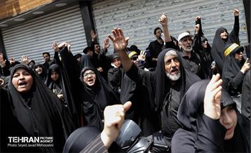 دسته عزاداران دانشگاه تهران در تاسوعای حسینی 7