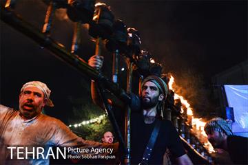 آیین مشعل گردانی نجفی های مقیم تهران 4