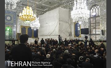 عزاداری عاشورای حسینی در حرم حضرت عبدالعظیم(ع) با حضور دکتر روحانی و دکتر نجفی 20
