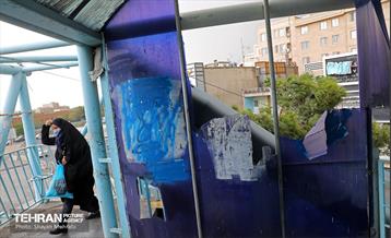 وزرش باد و طوفان در تهران 2