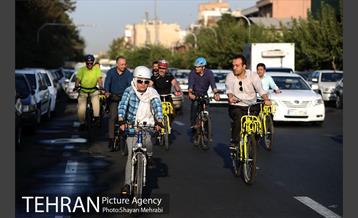 سه شنبه های بدون خودرو با حضور معاون فنی عمران شهرداری تهران 9