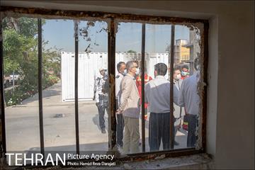 بازدید مدیرکل دفتر شهردار تهران از مرکز آموزش های آتش نشانی 8
