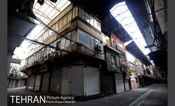 تعطیلی بازار تهران، برای جلوگیری از شیوع ویروس کرونا 14