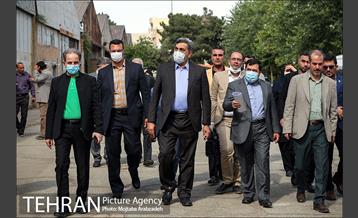 بازدید دکتر حناچی از بوستان ولایت 8