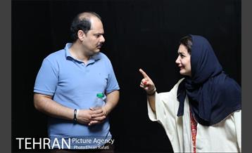 تمرین نمایش شش و بش به کارگردانی جواد روشن 13