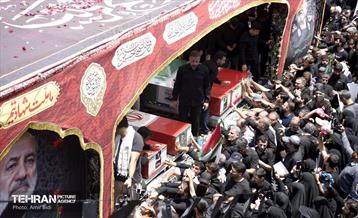 تشییع شهدای اقتدار ملی در تهران - 6 39