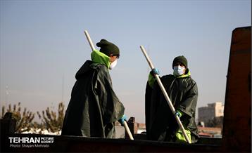 مانور برف روبی شهرداری منطقه 20